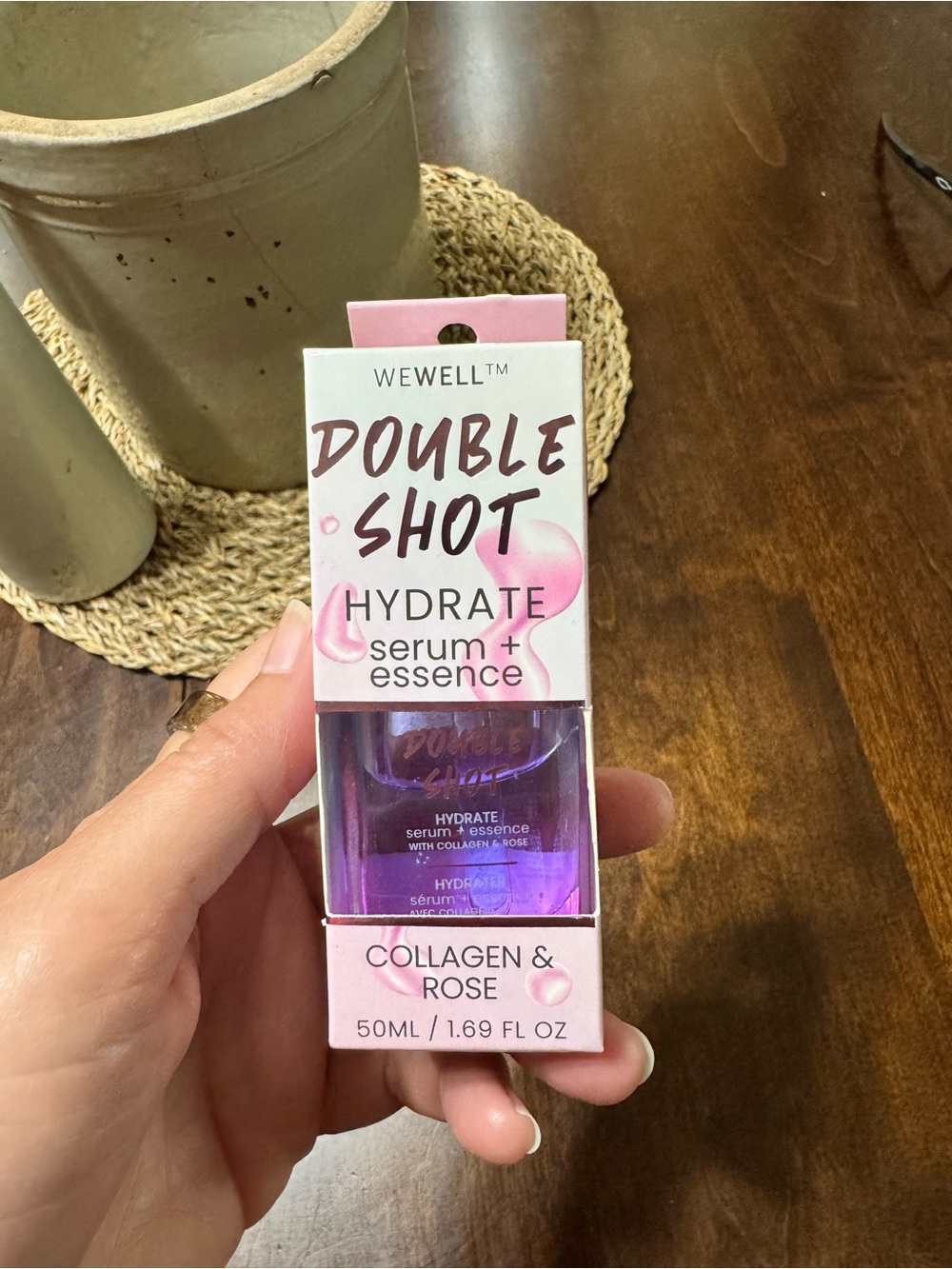 WEWELL Double Shot Hydrate Serum + Essence Collagen & Rose – New